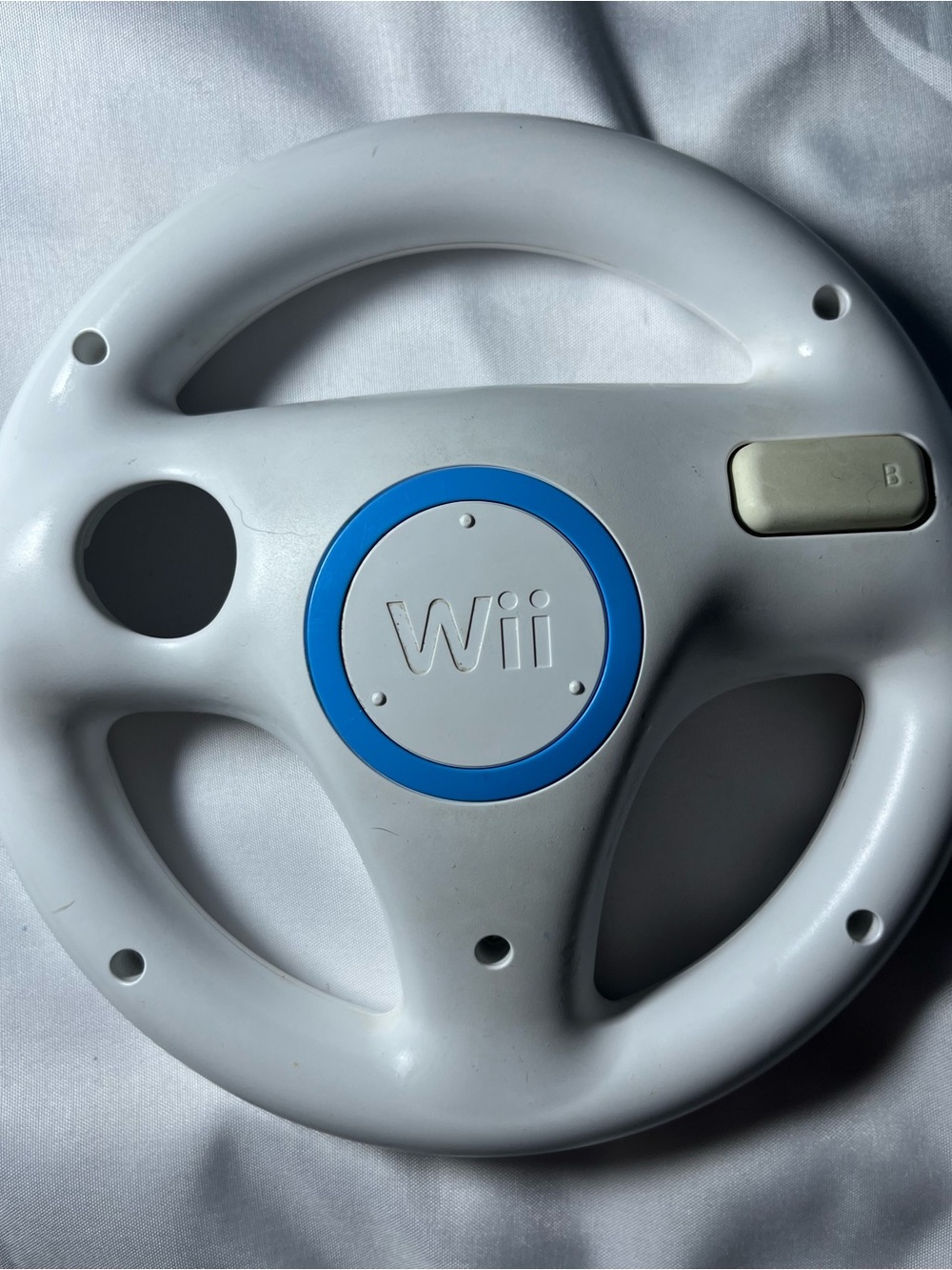 Official Nintendo Wii Mario Kart Steering Wheel RVL-024 Racing Wheel